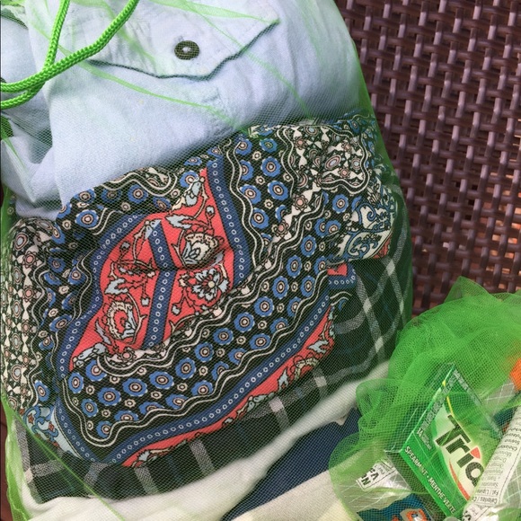 🎁 🌶 🛒 O.M.GREEN reusable mesh fruit veg shopping bags 10 pack ‘easy’ design - Picture 7 of 10